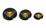 Panachage de badges multiformats.
Visuel : 'Pictogramme d'une abeille.'